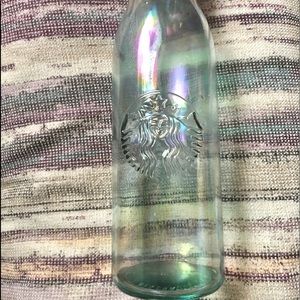 Starbucks iridescent unicorn glass water bottle